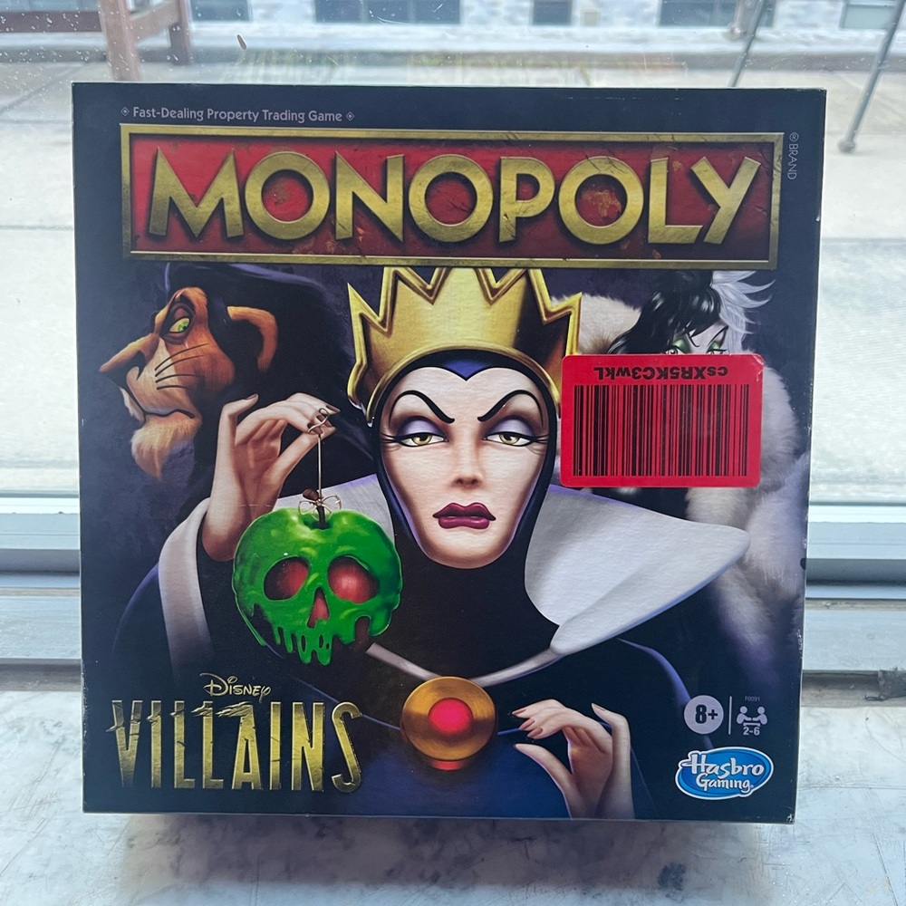 Disney Villains Monopoly Board Game